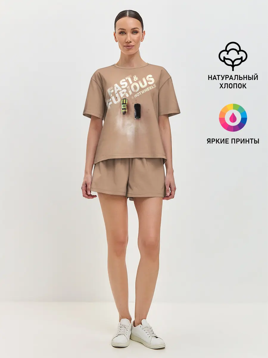 Женская пижама с шортами / Hot Wheels. Хот Вилс