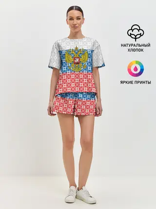 Женская пижама с шортами / Россия