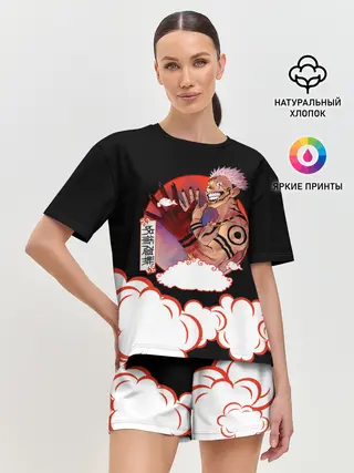 Женская пижама с шортами / Рёмен Сукуна Магическая битва