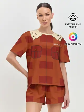 Женская пижама с шортами / Beef Tobin jacket