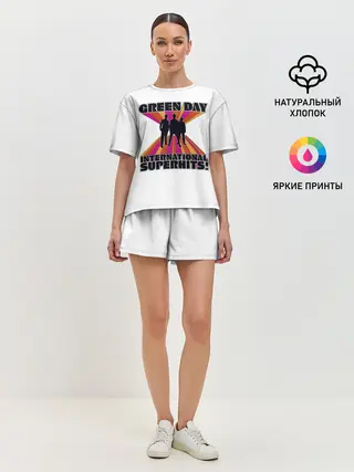 Женская пижама с шортами / International Superhits! Green Day