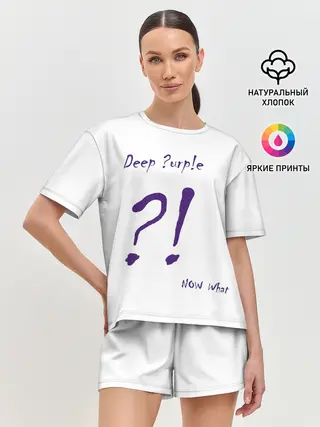 Женская пижама с шортами / Now What?! Deep Purple