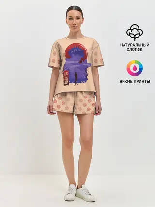 Женская пижама с шортами / Фушигуро Мегуми Магическая битва