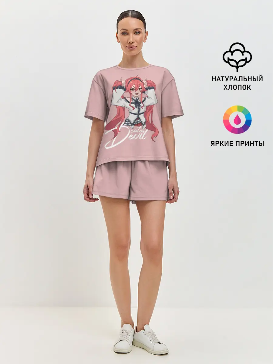 Женская пижама с шортами / Cute Devil Eris