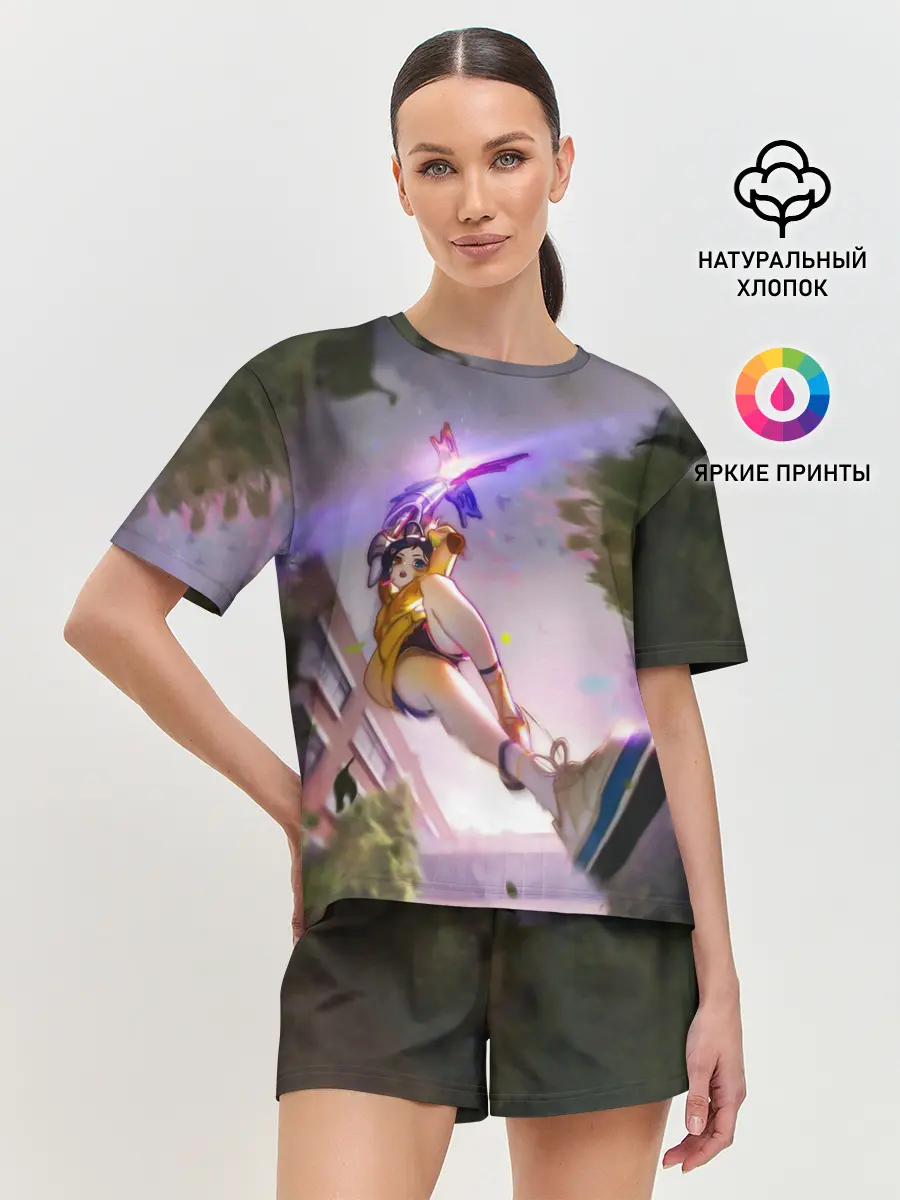 Женская пижама с шортами / Ай Ото. Приоритет Чудо-Яйца