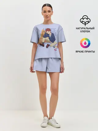 Женская пижама с шортами / Momoe Girl