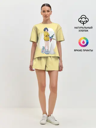 Женская пижама с шортами / А-чан