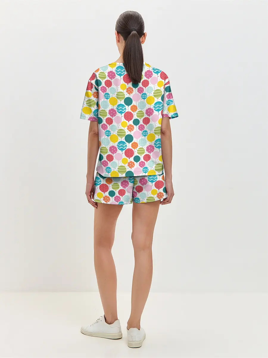 Женская пижама с шортами / Праздник