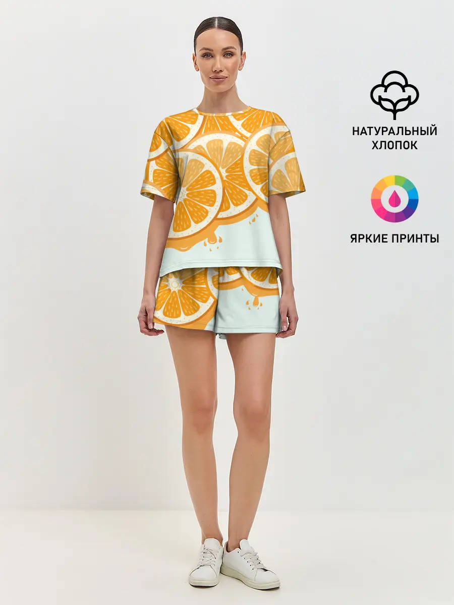 Женская пижама с шортами / АПЕЛЬСИН | ORANGE