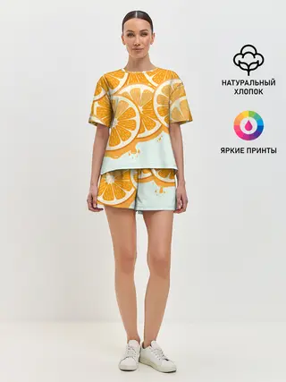 Женская пижама с шортами / АПЕЛЬСИН | ORANGE