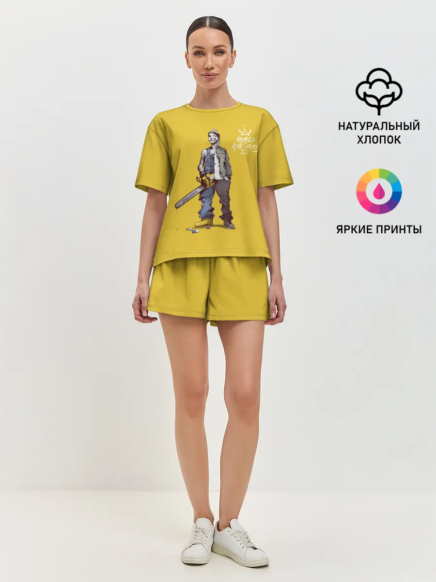 Женская пижама с шортами / Rap kings