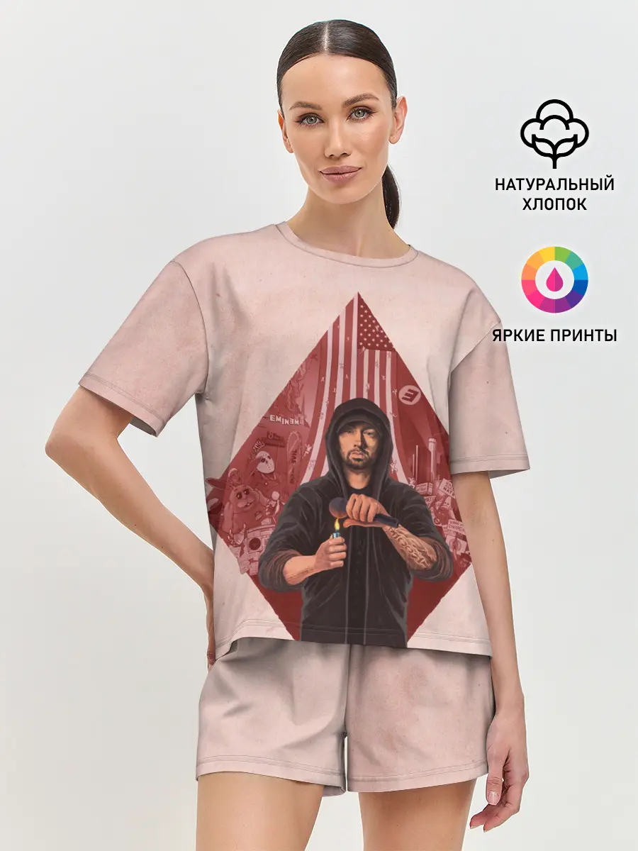 Женская пижама с шортами / Rap truth