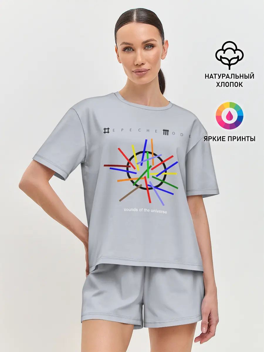 Женская пижама с шортами / Sounds of the Universe - Depeche Mode