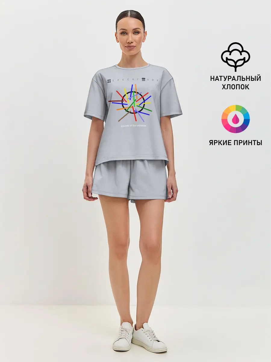 Женская пижама с шортами / Sounds of the Universe - Depeche Mode