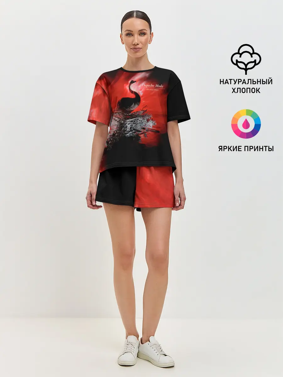 Женская пижама с шортами / Speak & Spell - Depeche Mode