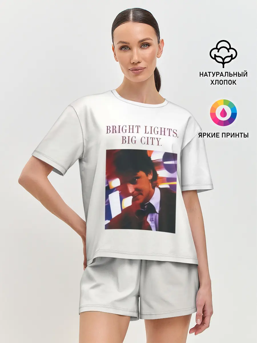 Женская пижама с шортами / Bright Lights, Big City - Depeche Mode