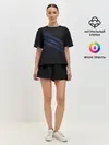 Женская пижама с шортами / СТАЛЬНАЯ СЕТКА НЕОН | STEEL MESH NEON