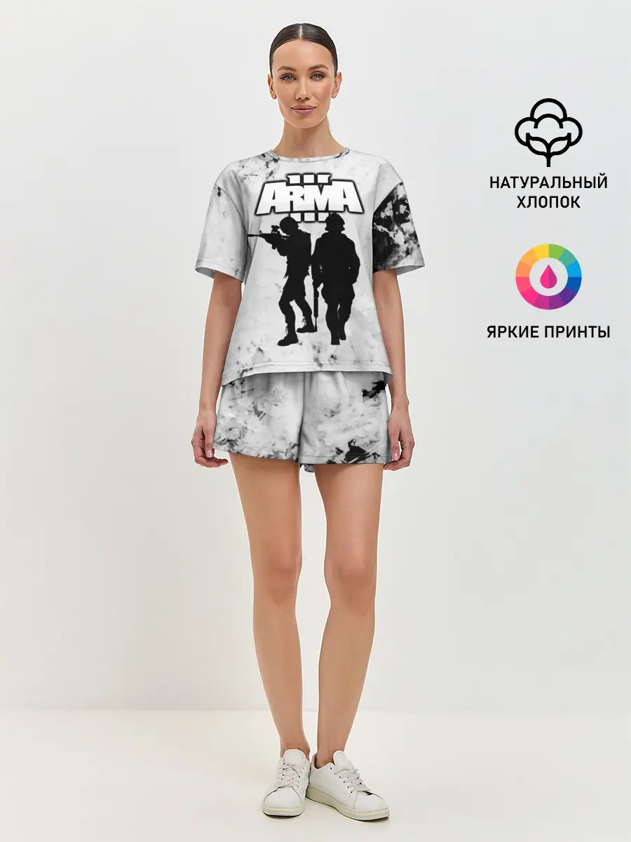 Женская пижама с шортами / Arma / Арма,Tactical Simulator