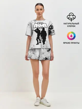 Женская пижама с шортами / Arma / Арма,Tactical Simulator