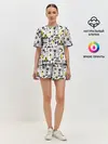 Женская пижама с шортами / Рыбалка