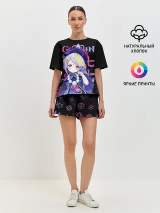 Женская пижама с шортами / Ци Ци, Genshin Impact