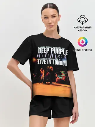 Женская пижама с шортами / Deep Purple - Live In London