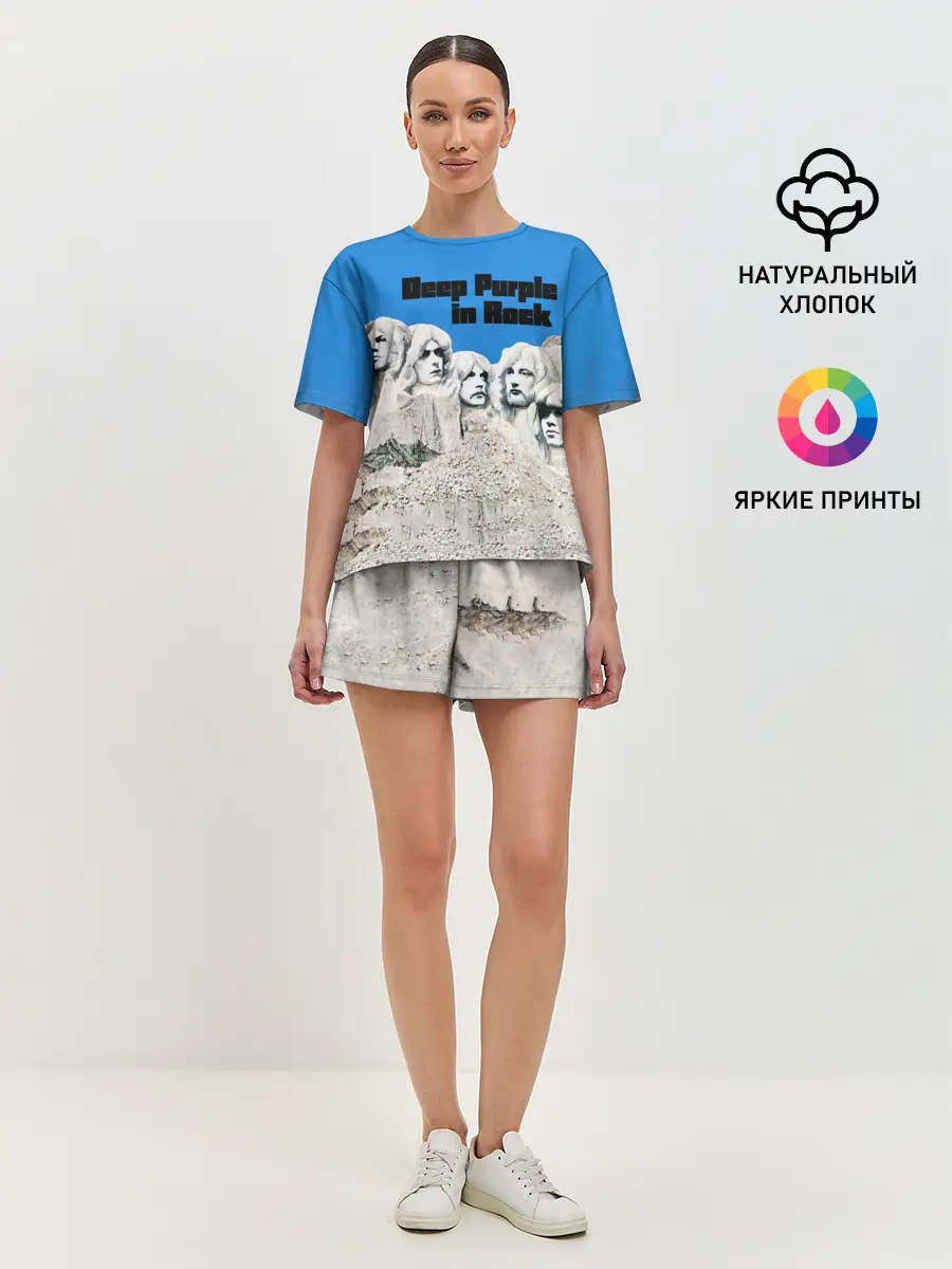 Женская пижама с шортами / Deep Purple in Rock