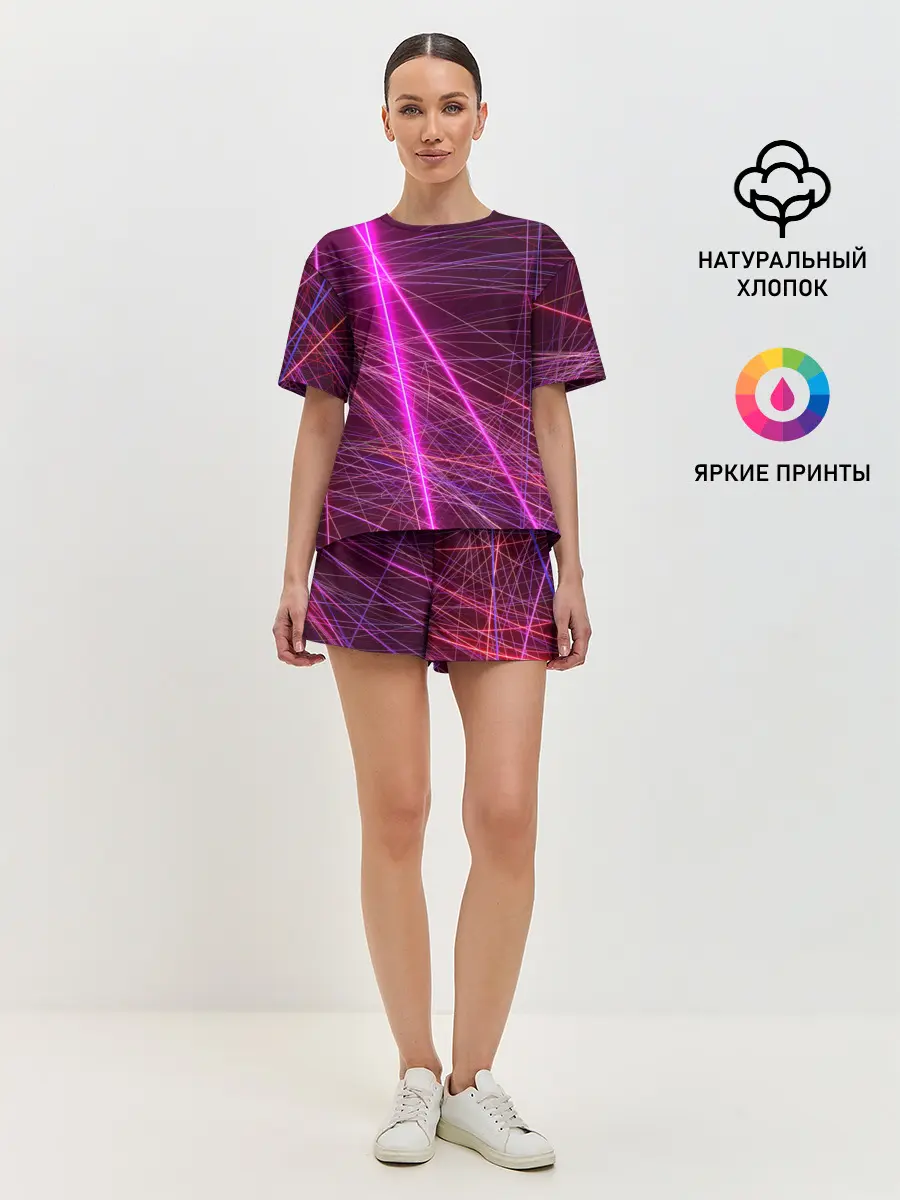 Женская пижама с шортами / ЛАЗЕРЫ | LASERS