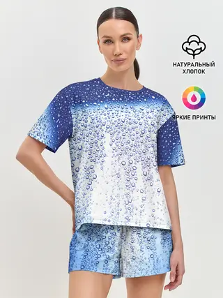 Женская пижама с шортами / После дождя