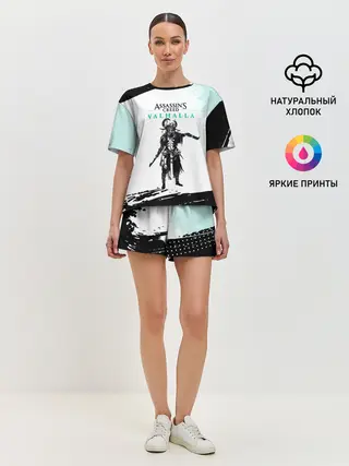Женская пижама с шортами / АССАСИН КРИД | ASSASSINS CREED VALHALLA