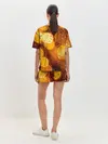 Женская пижама с шортами / Дождик золотой