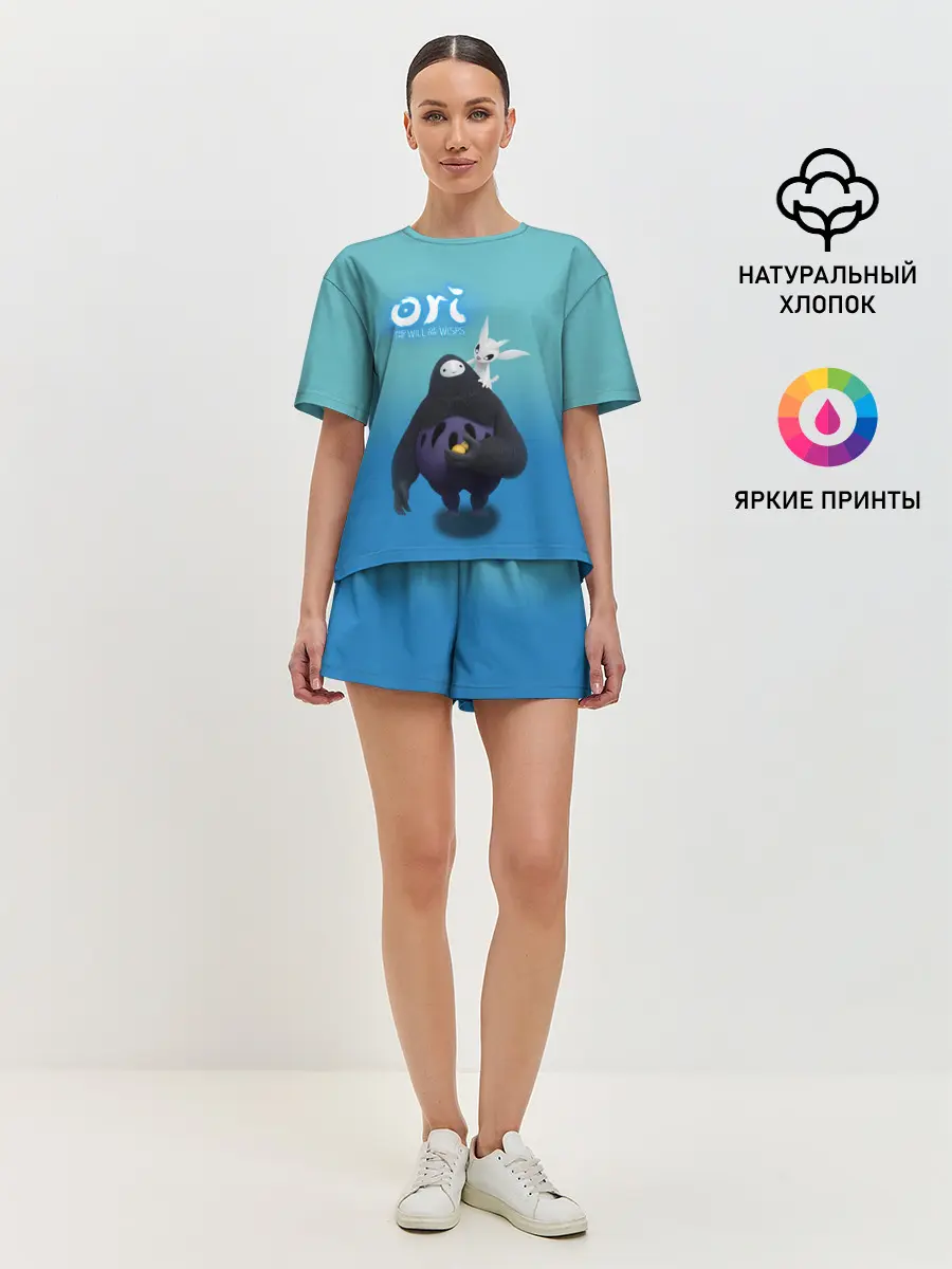 Женская пижама с шортами / Naru и Ori | Нару and Ori