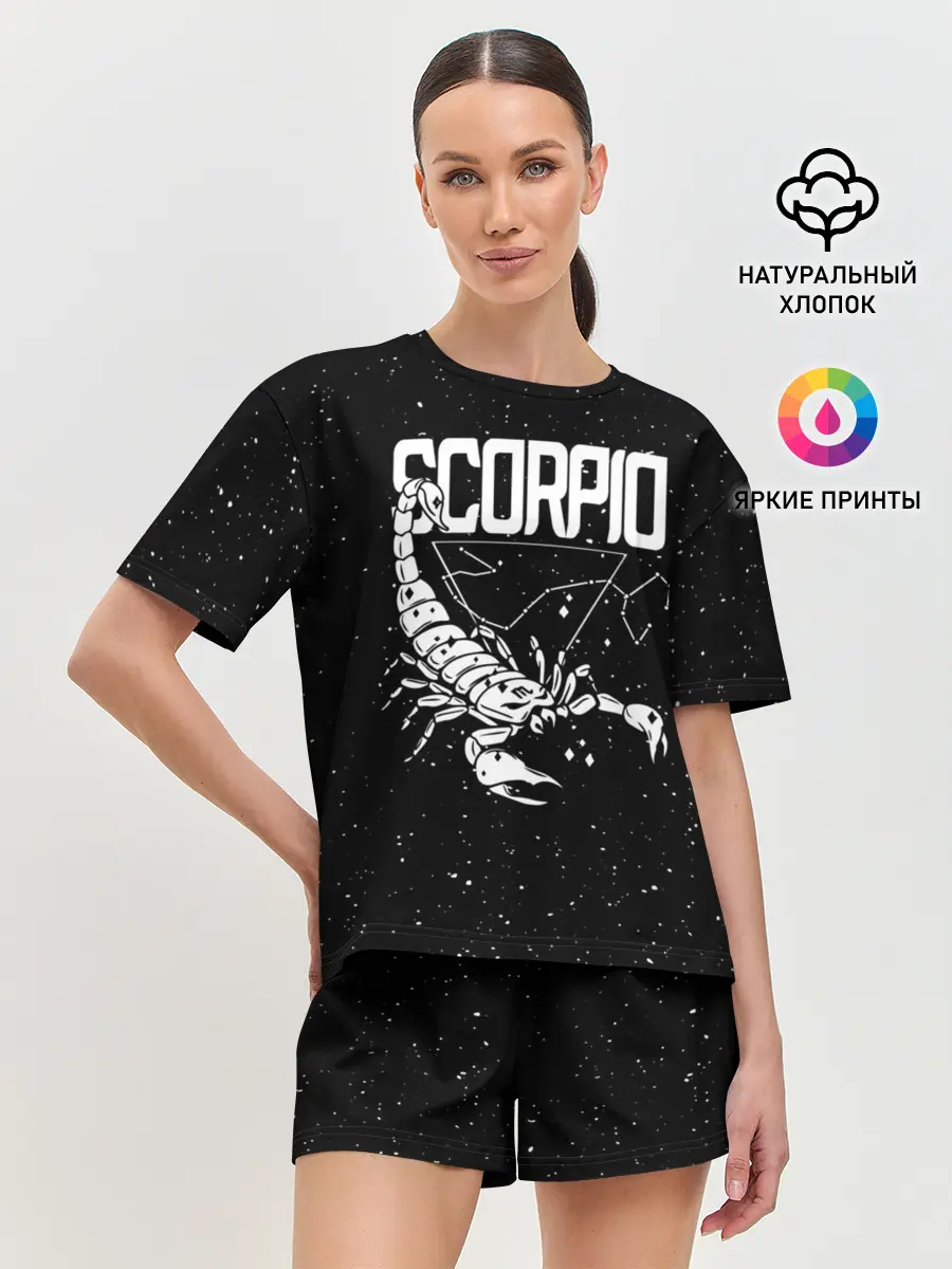Женская пижама с шортами / Dark Scorpio