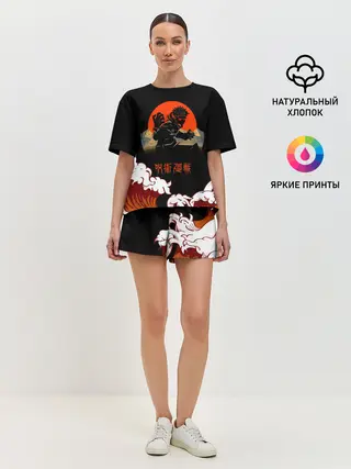 Женская пижама с шортами / Юдзи Итадори | Магическая битва