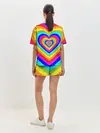 Женская пижама с шортами / Цветные сердца | Colored hearts