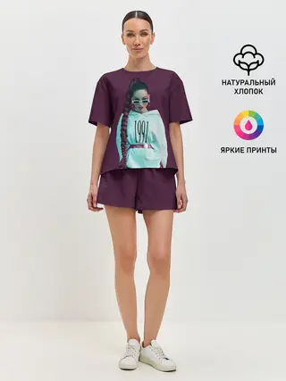 Женская пижама с шортами / Стильная Даниэлла