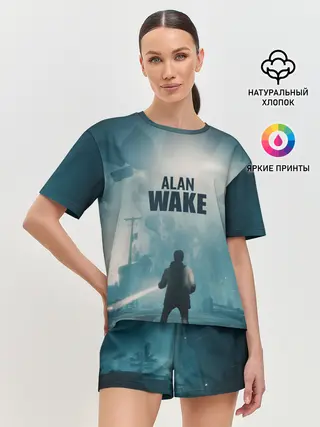 Женская пижама с шортами / Алан Уэйк арт