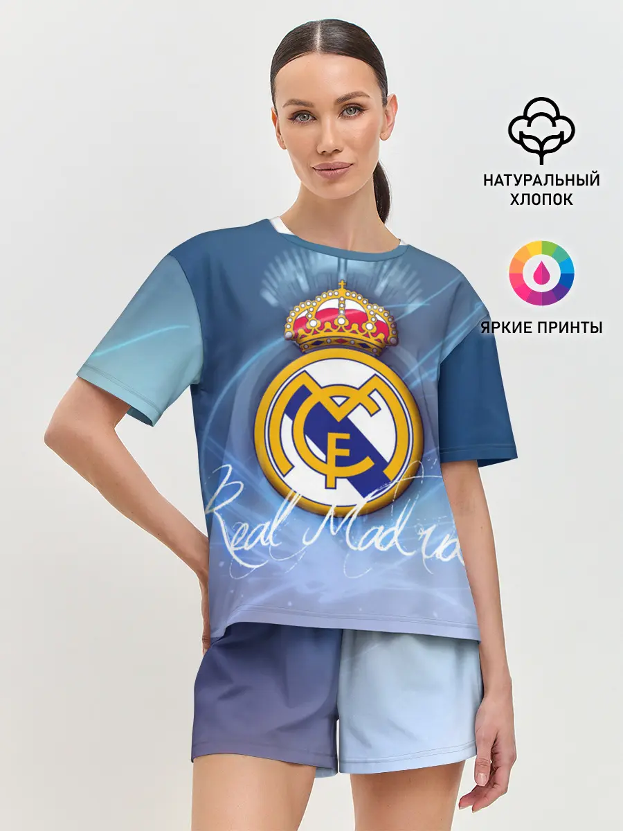 Женская пижама с шортами / FC РЕАЛ МАДРИД