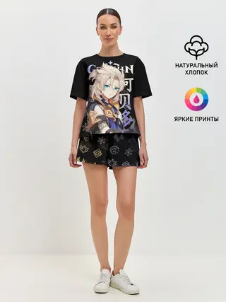 Женская пижама с шортами / Альбедо / Genshin Impact