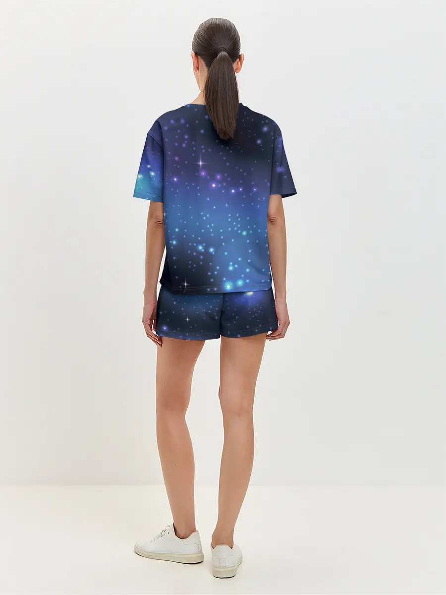 Женская пижама с шортами / Водолей / Aquarius, Знак зодиака