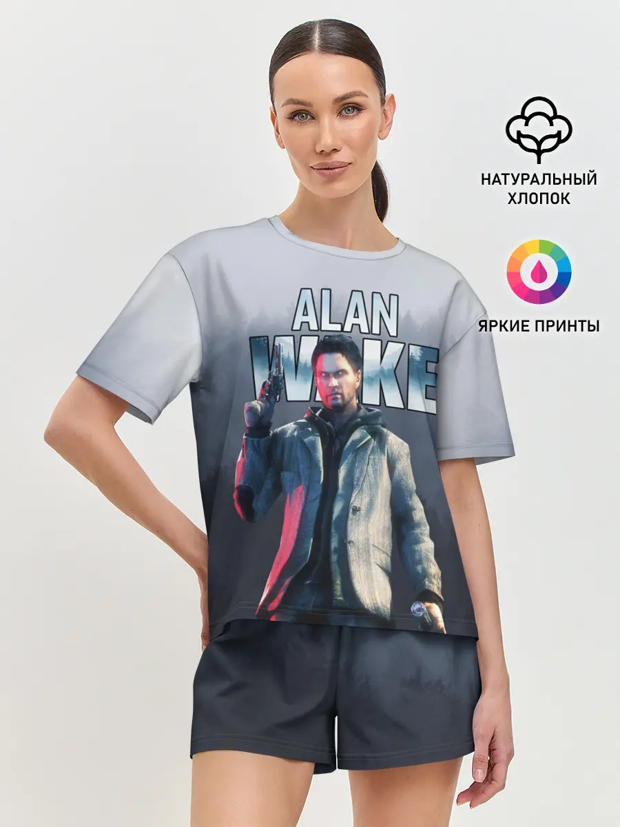 Женская пижама с шортами / Алан Уэйк / Alan Wake