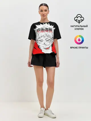 Женская пижама с шортами / Jujutsu Kaisen, Юдзи Итадори