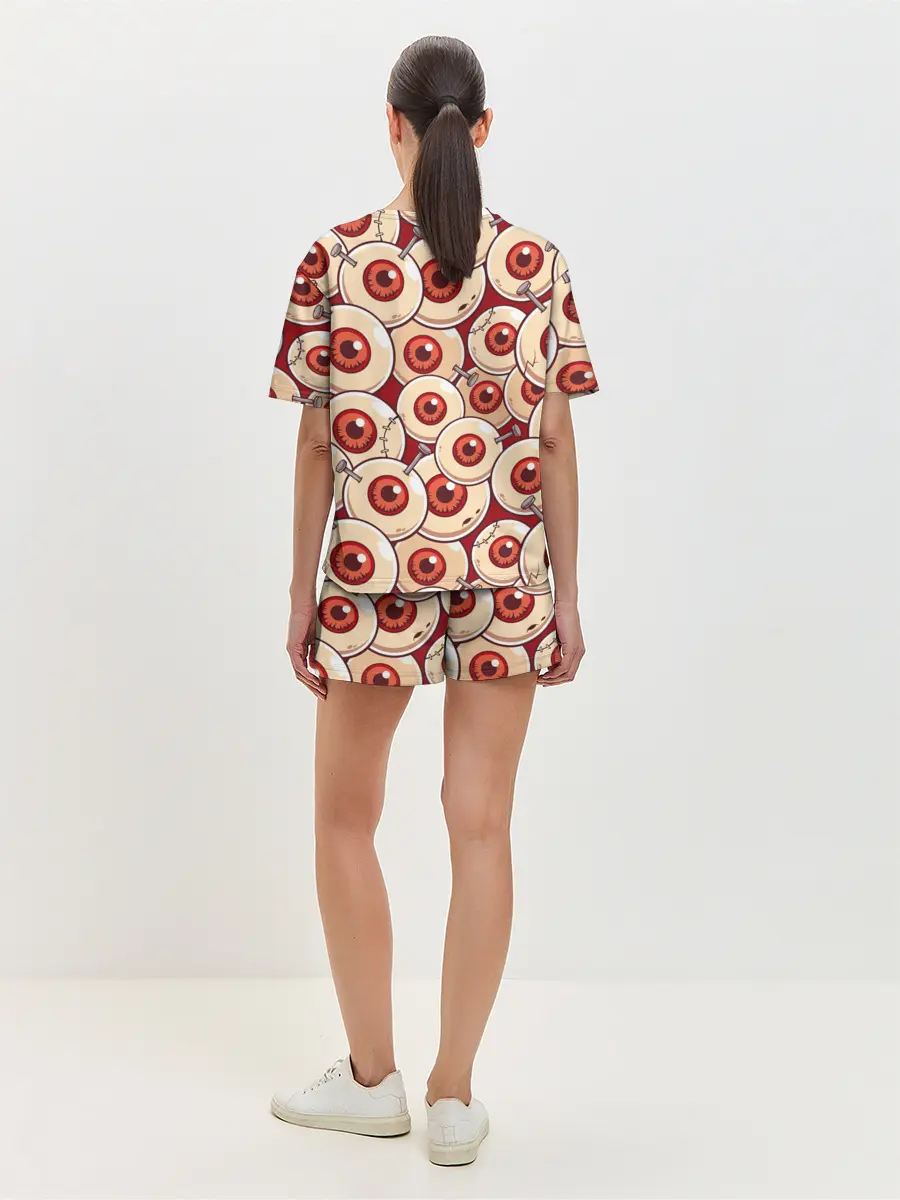 Женская пижама с шортами / Zombie Глаза