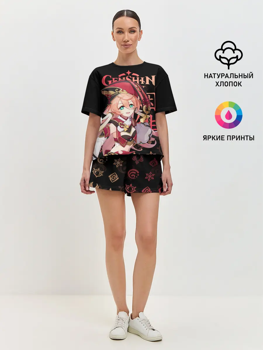 Женская пижама с шортами / Янь Фэй / Genshin Impact