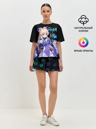 Женская пижама с шортами / Кокоми / Genshin Impact