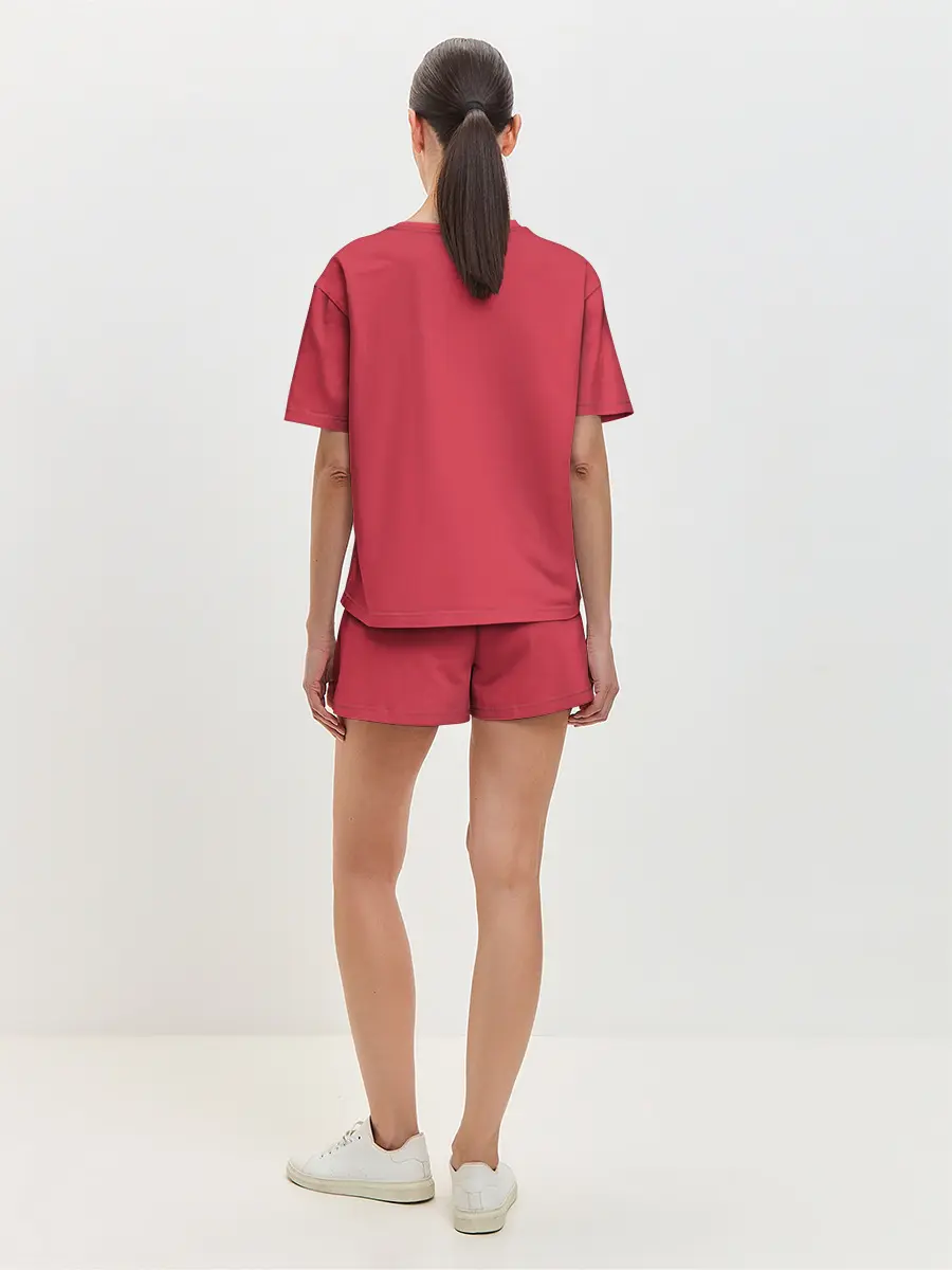 Женская пижама с шортами / Пасть красного хищника