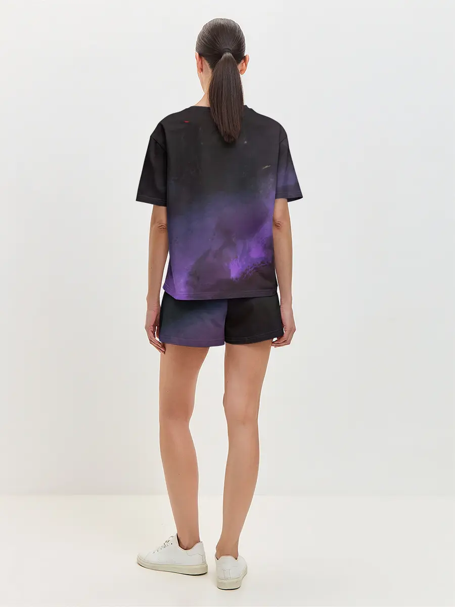 Женская пижама с шортами / Дио Брандо Космический из ДЖО джо