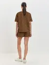 Женская пижама с шортами / Brown & Gold