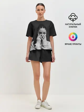 Женская пижама с шортами / Бхад спряталась