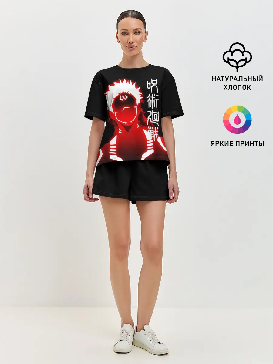 Женская пижама с шортами / Сукуна - Рёмэн Сукуна